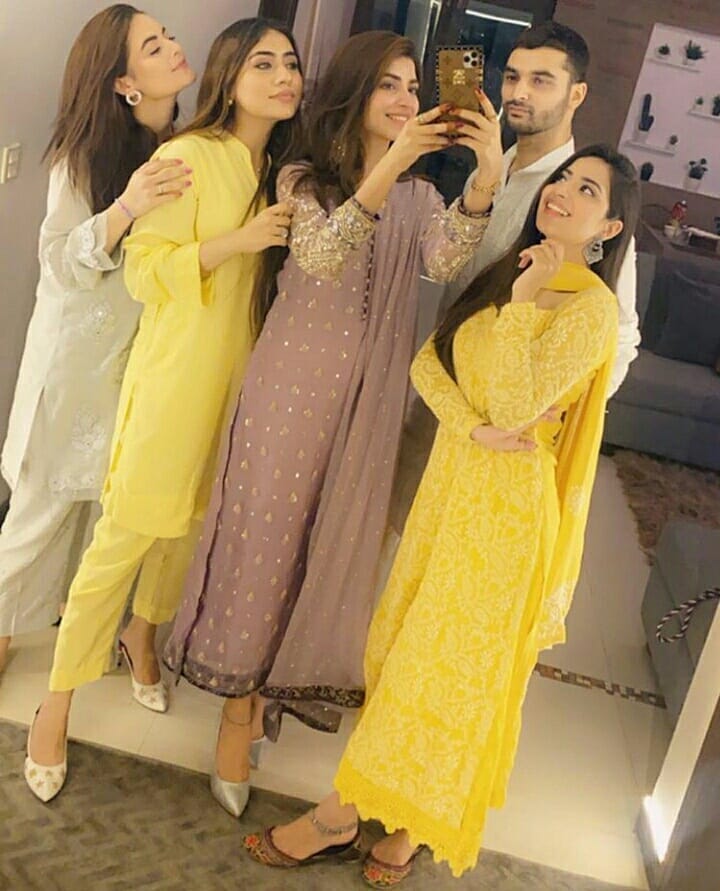 Kinza Hashmi, Saboor Aly and Minal Khan Eid Gathering With Friends