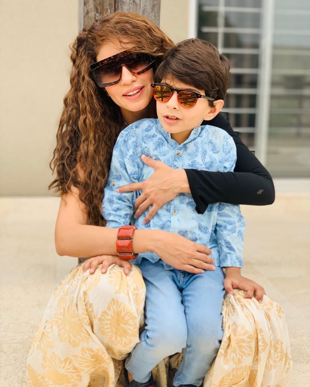 Sadia Faisal Beautiful Latest Pictures with Her Son