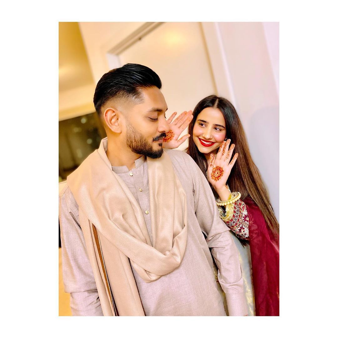 Saniya Shamshad Beautiful Pictures With Her Husband