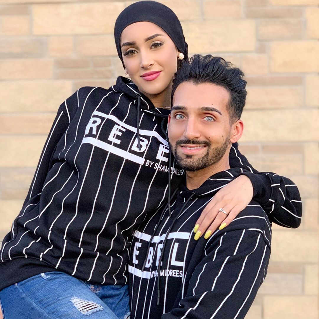 Sham Idrees with Wife Froggy and New Born Baby Girl