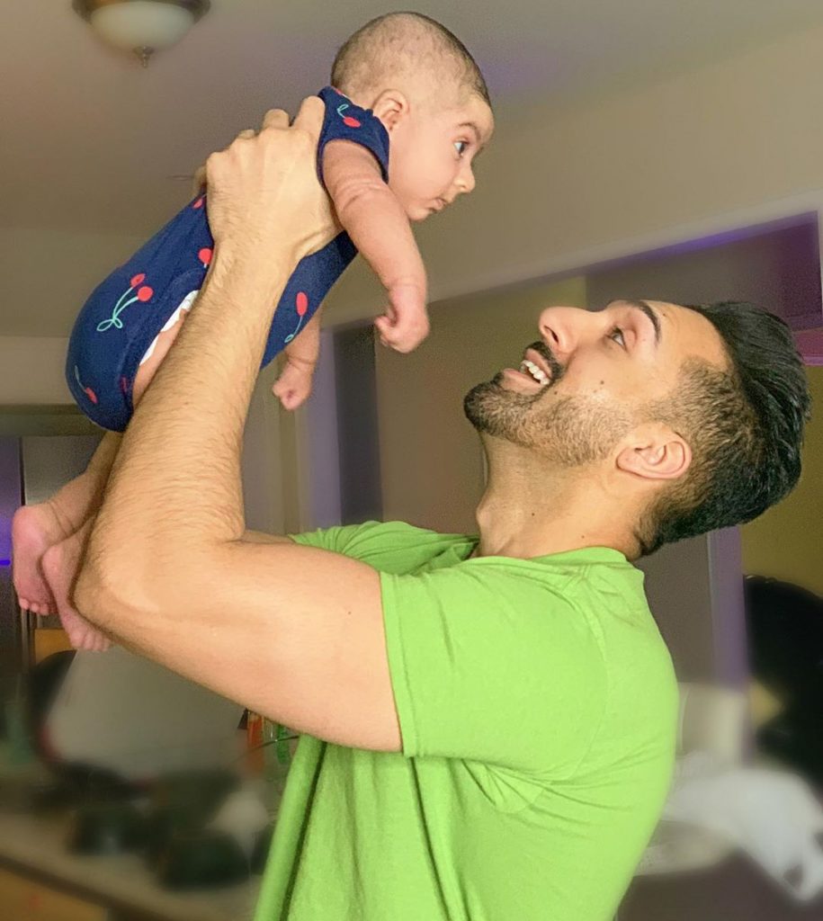 Sham Idrees And Froggy With Baby Sierra