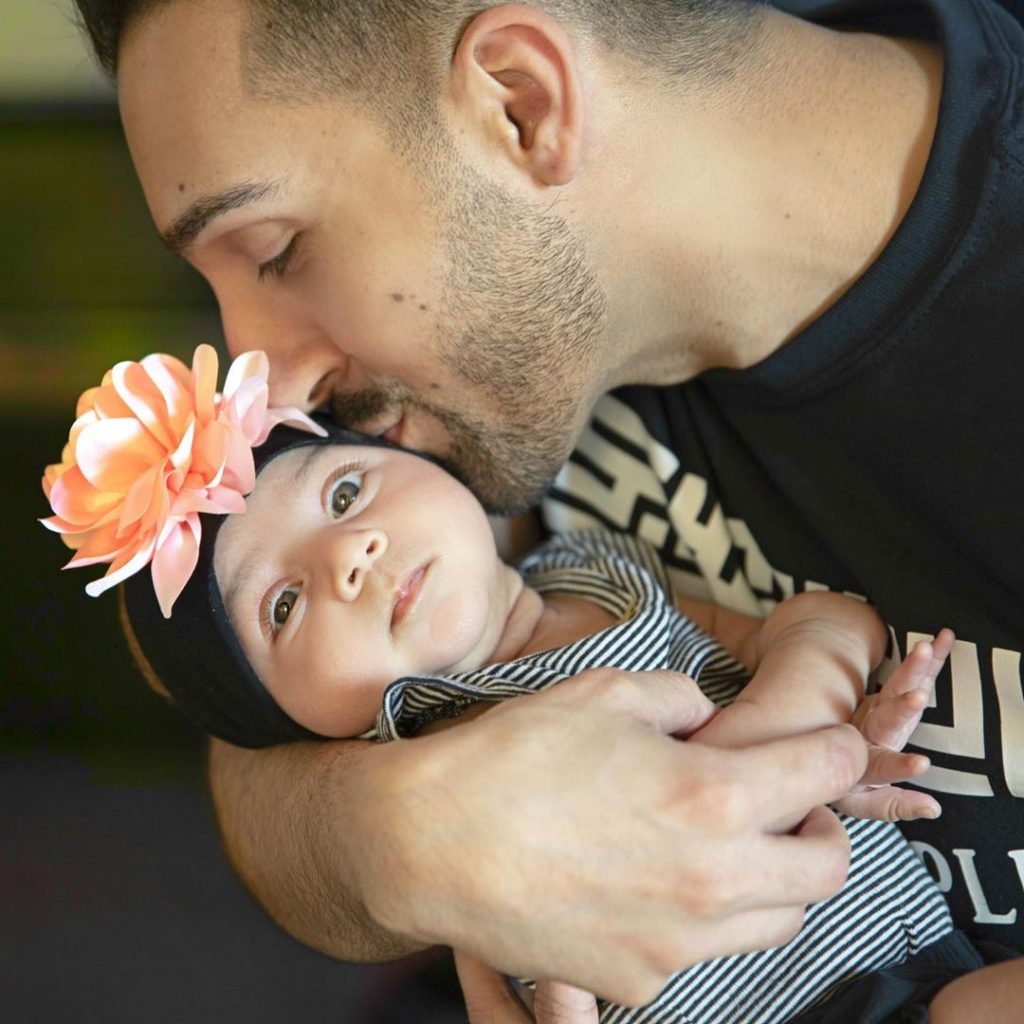 Sham Idrees And Froggy With Baby Sierra