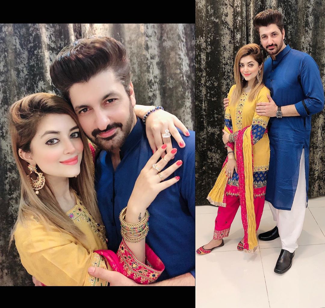 Syed Jibran with Wife Afifa Jibran Eid Pictures with Family