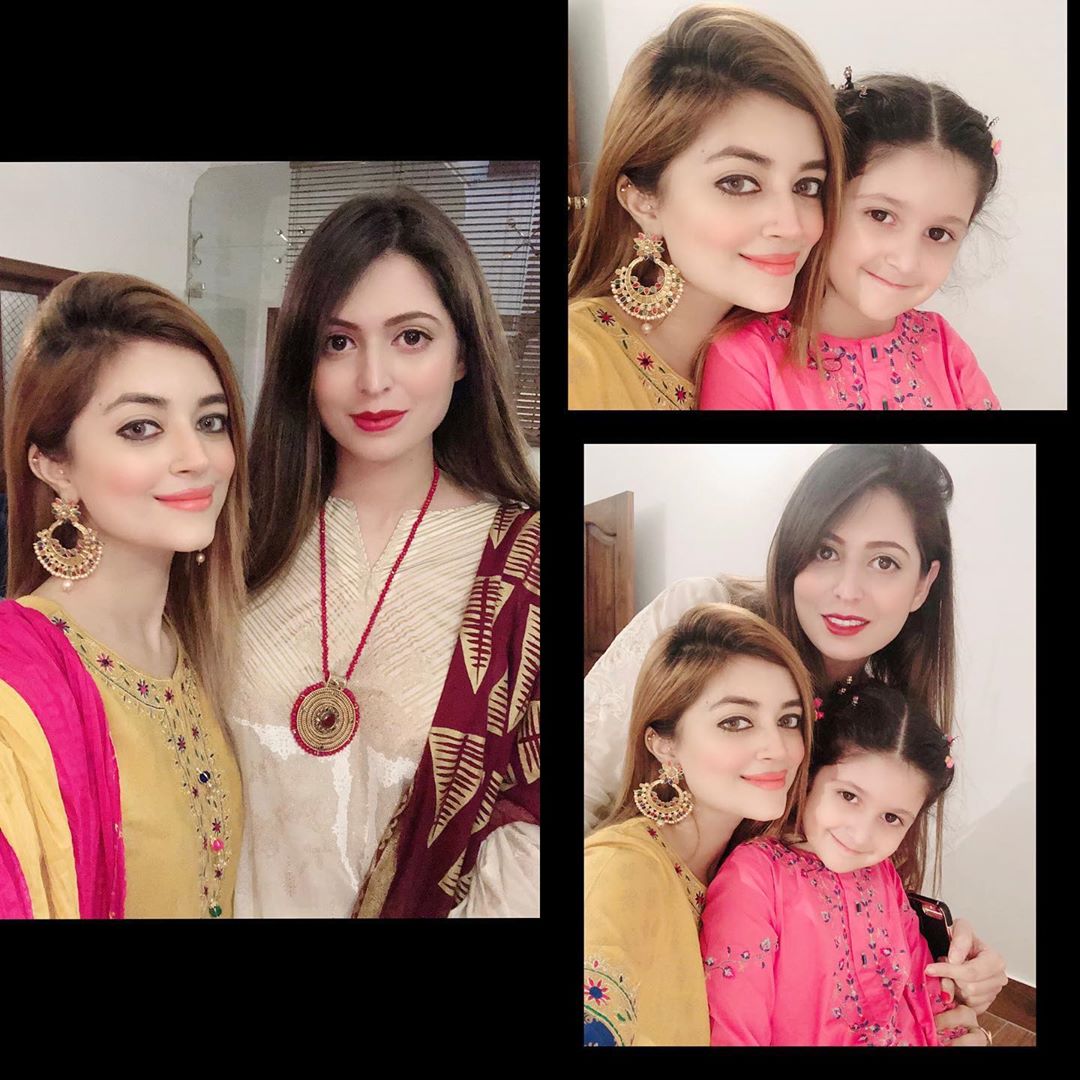 Syed Jibran with Wife Afifa Jibran Eid Pictures with Family