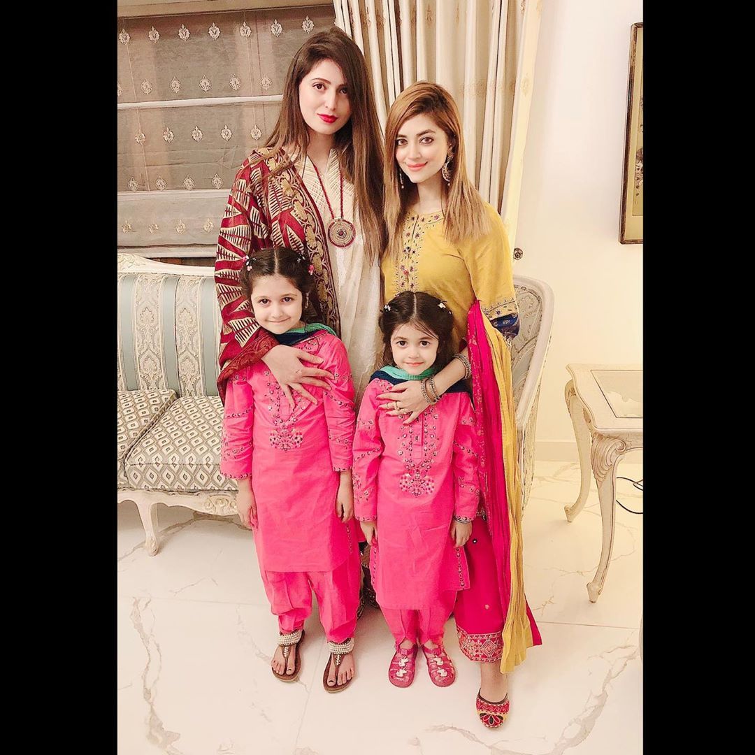 Syed Jibran with Wife Afifa Jibran Eid Pictures with Family