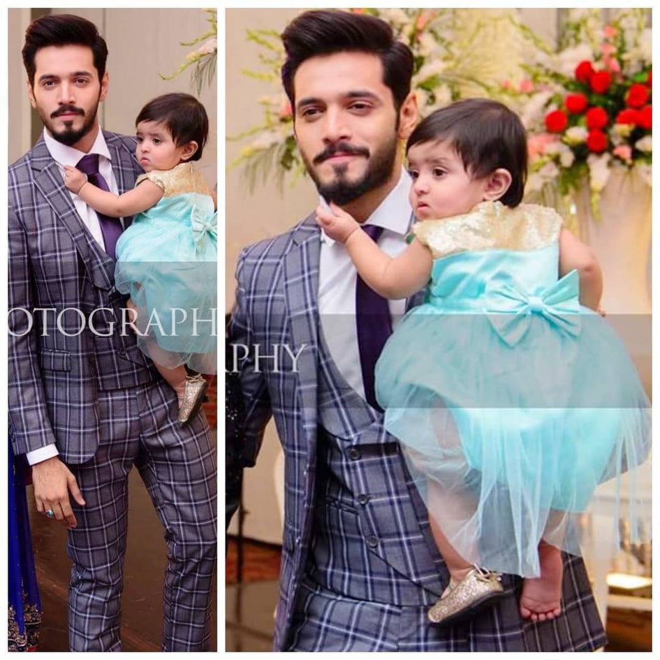 Adorable Pictures of Wahaj Ali with His Daughter