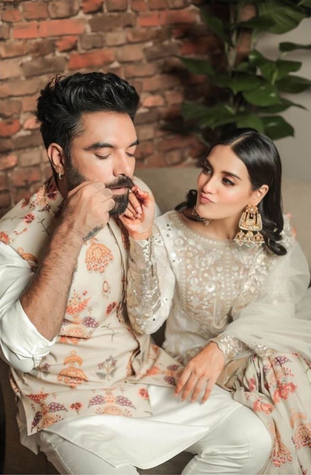 Yasir Hussain and Iqra Aziz looking adorable in this recent shoot