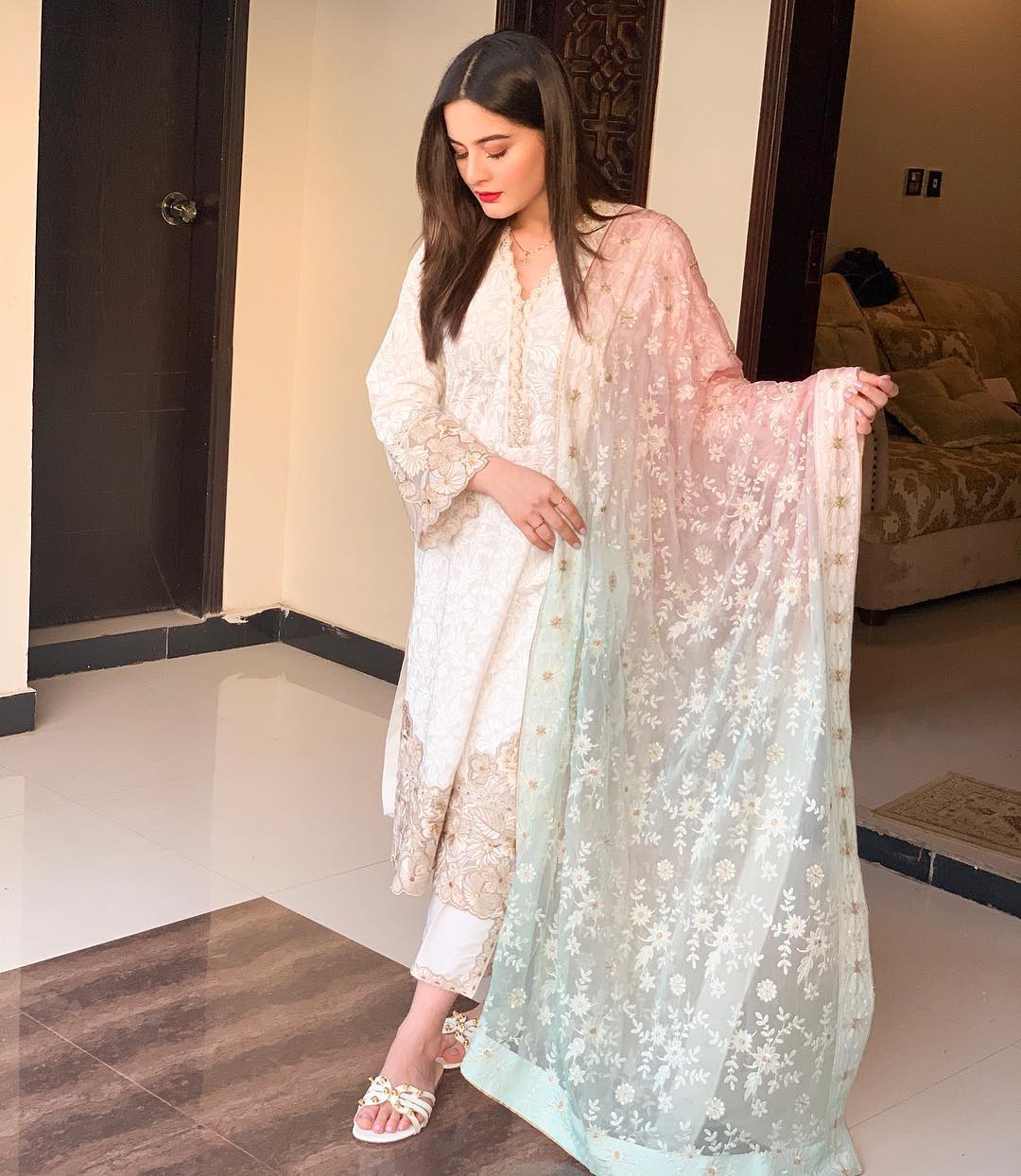 aiman khan party wear dresses