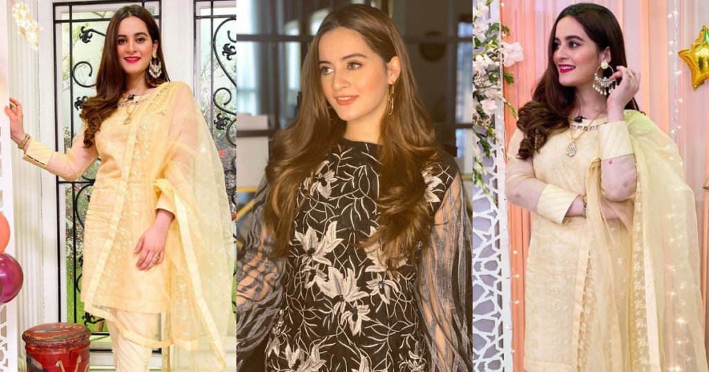 Aiman Khan Latest Clicks Wearing her Brand Aiman Minal Closet