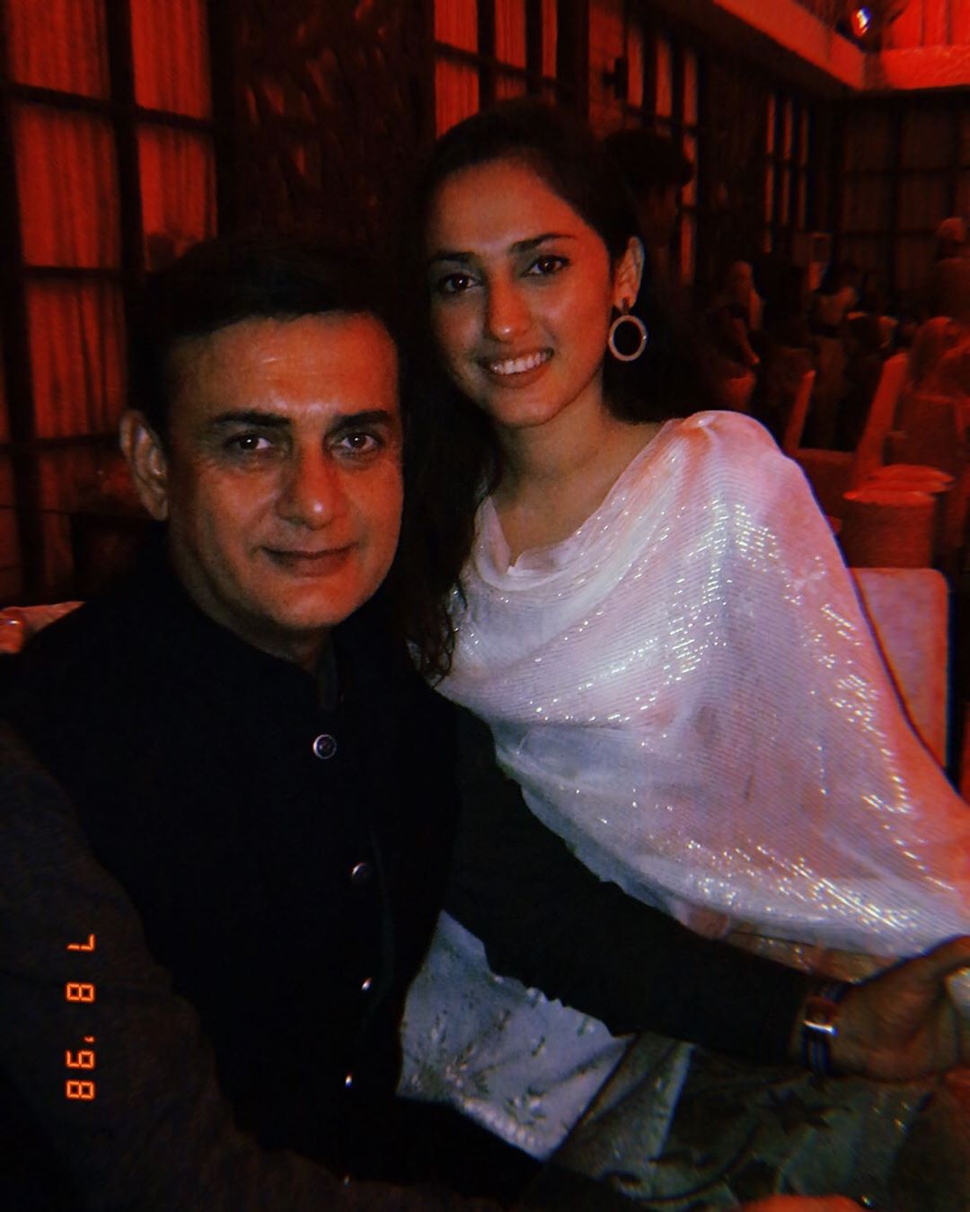 Actor Shahood Alvi with his Daughter Areeja Shahood - Latest Pictures