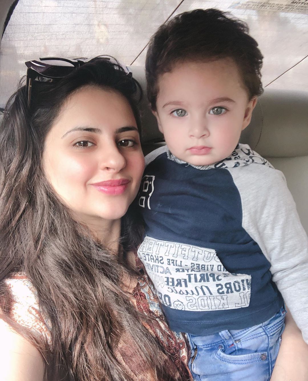 Fatima Effendi Latest Pictures with her Cute Sons Mahbir and Almir