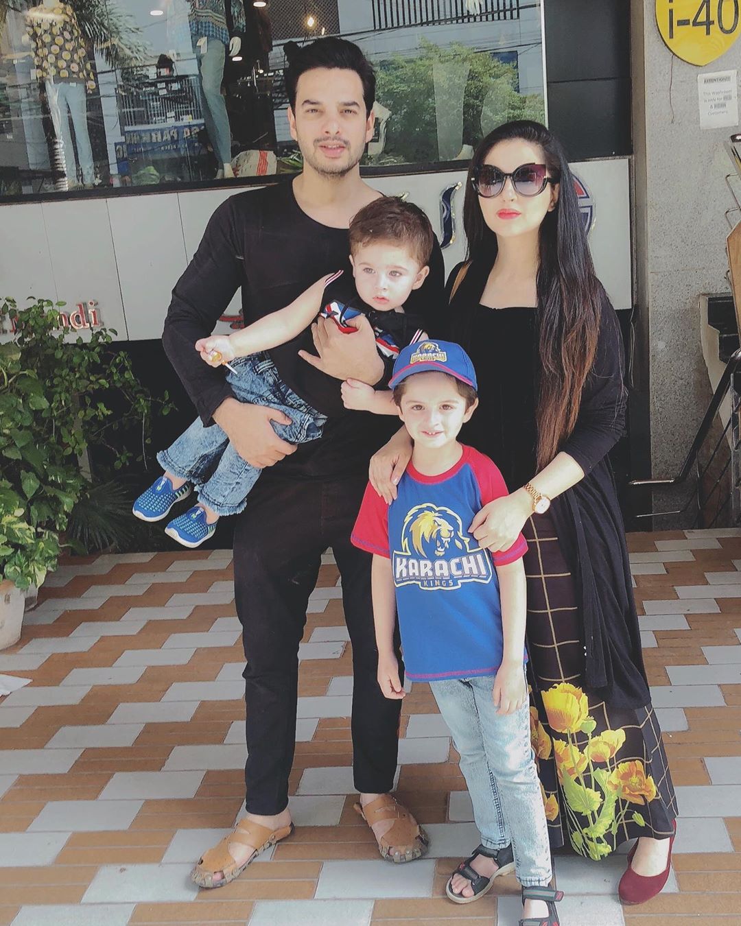 Fatima Effendi Latest Pictures with her Cute Sons Mahbir and Almir