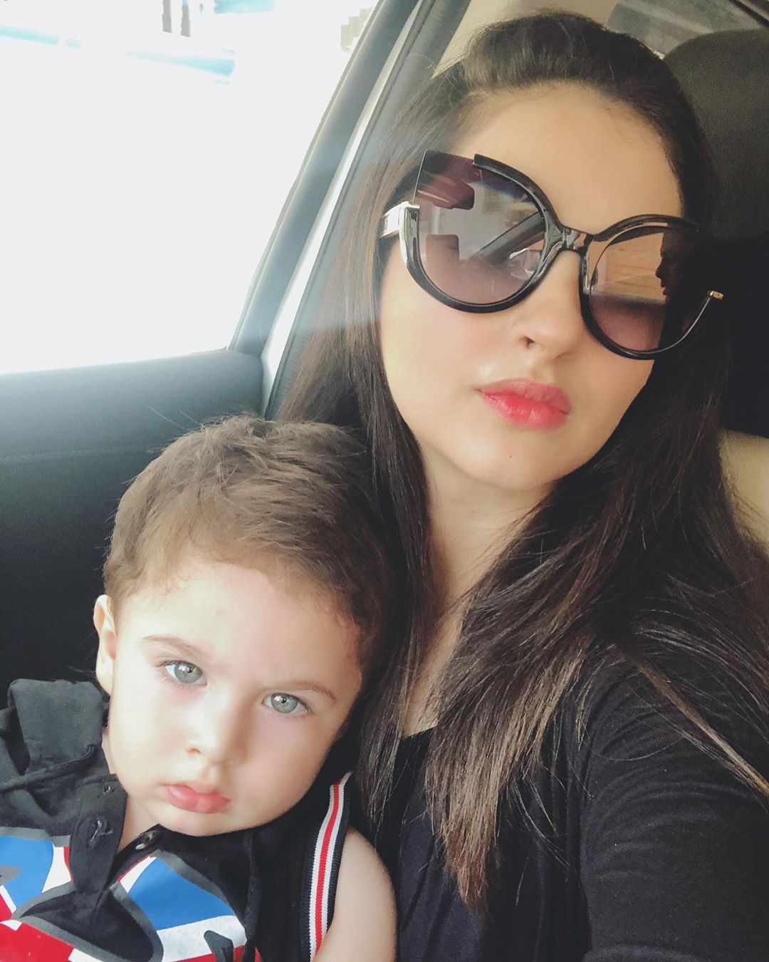 Fatima Effendi Latest Pictures with her Cute Sons Mahbir and Almir