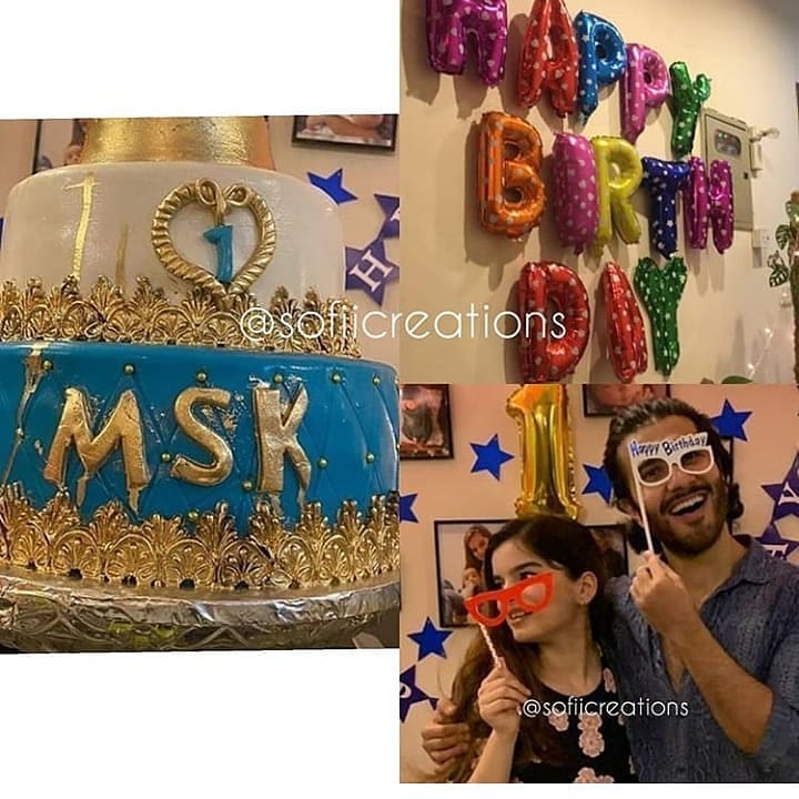 Pictures From Feroze Khan Son's First Birthday