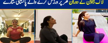 The Pakistani Celebrities Working Out During Lockdown