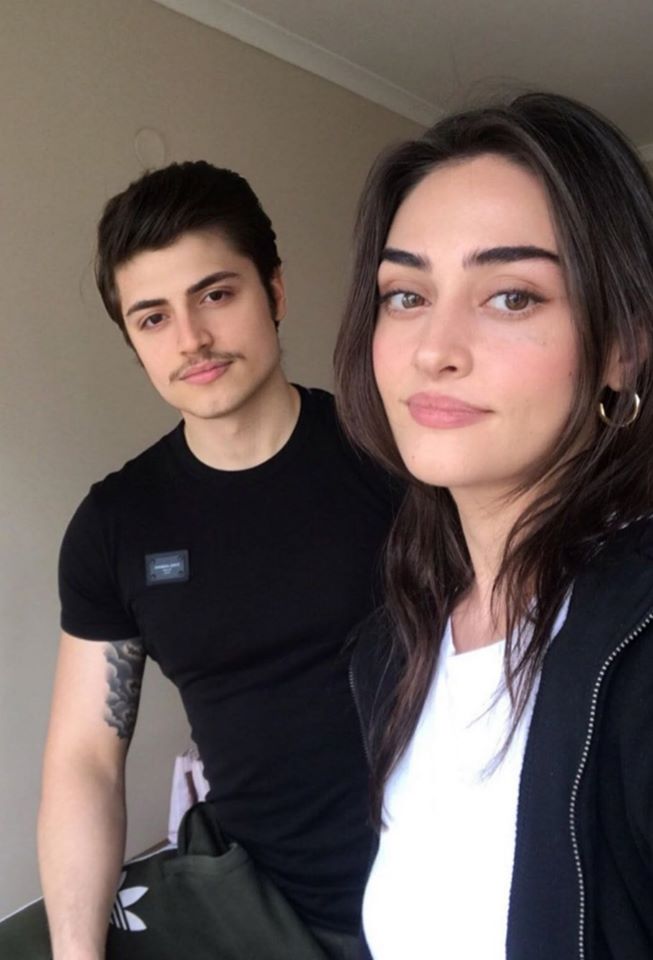 Ertugrul Actress Esra Bilgic Aka Halima Sultan with her Brother Ali Bilgic