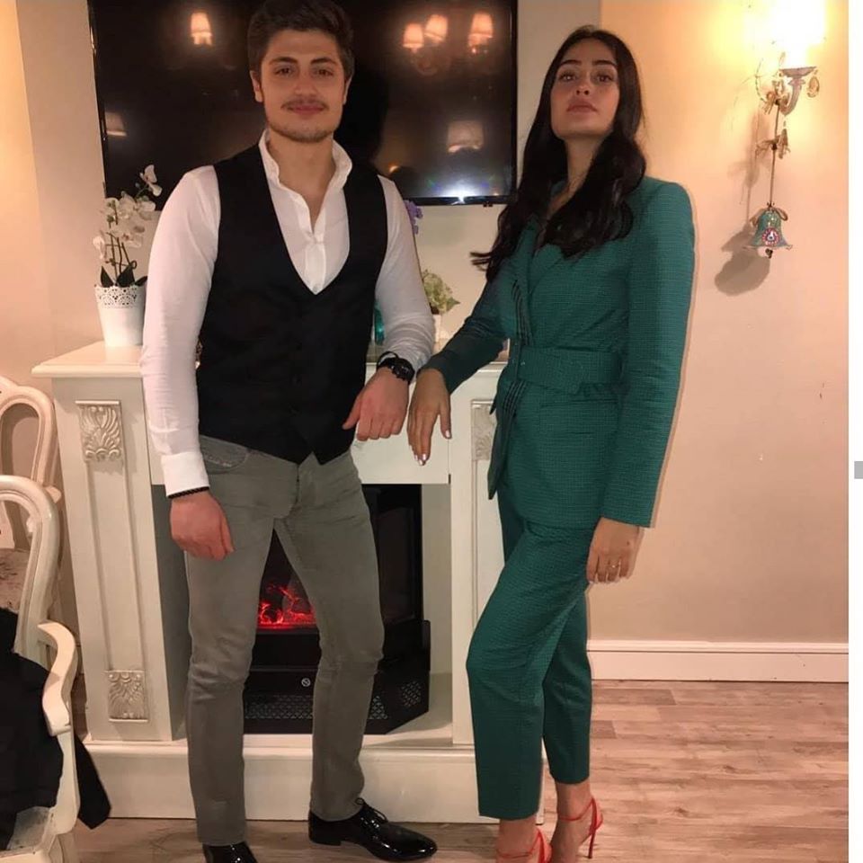 Ertugrul Actress Esra Bilgic Aka Halima Sultan with her Brother Ali Bilgic