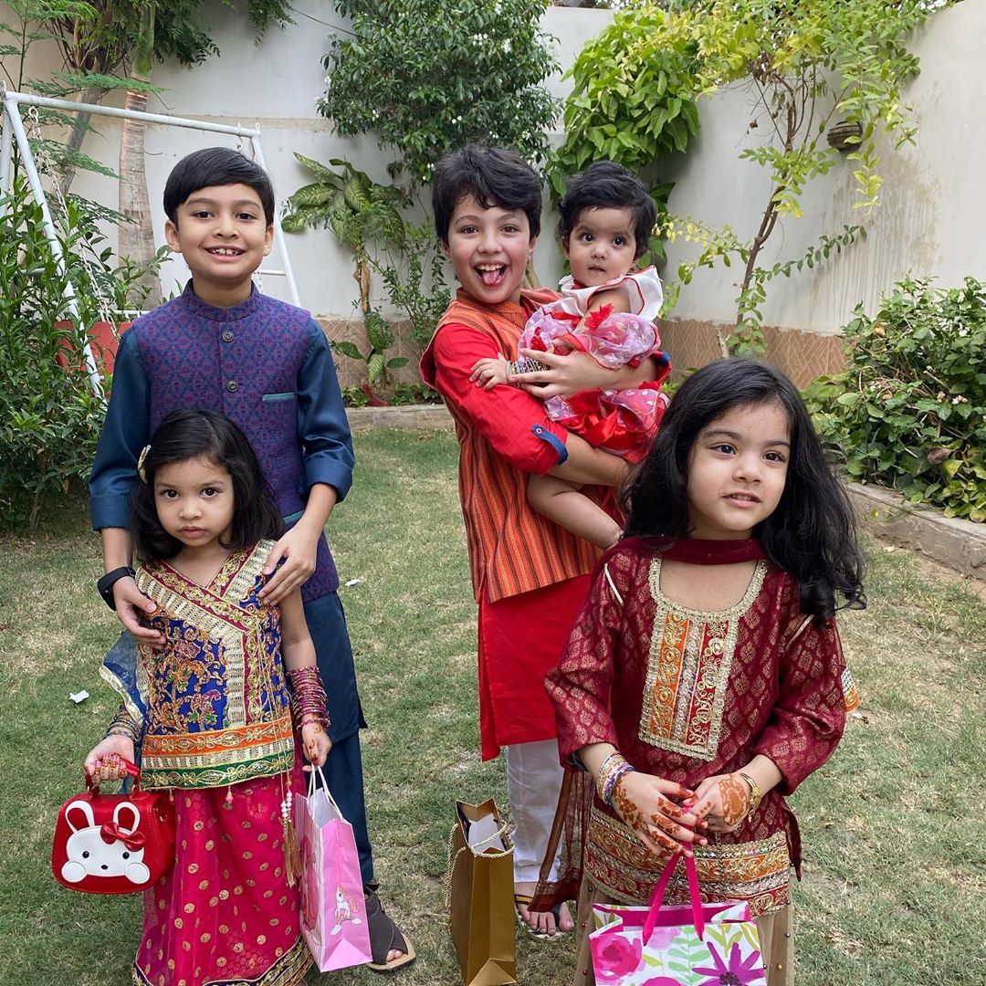 Iqrar ul Hassan Latest Beautiful Clicks with his Family