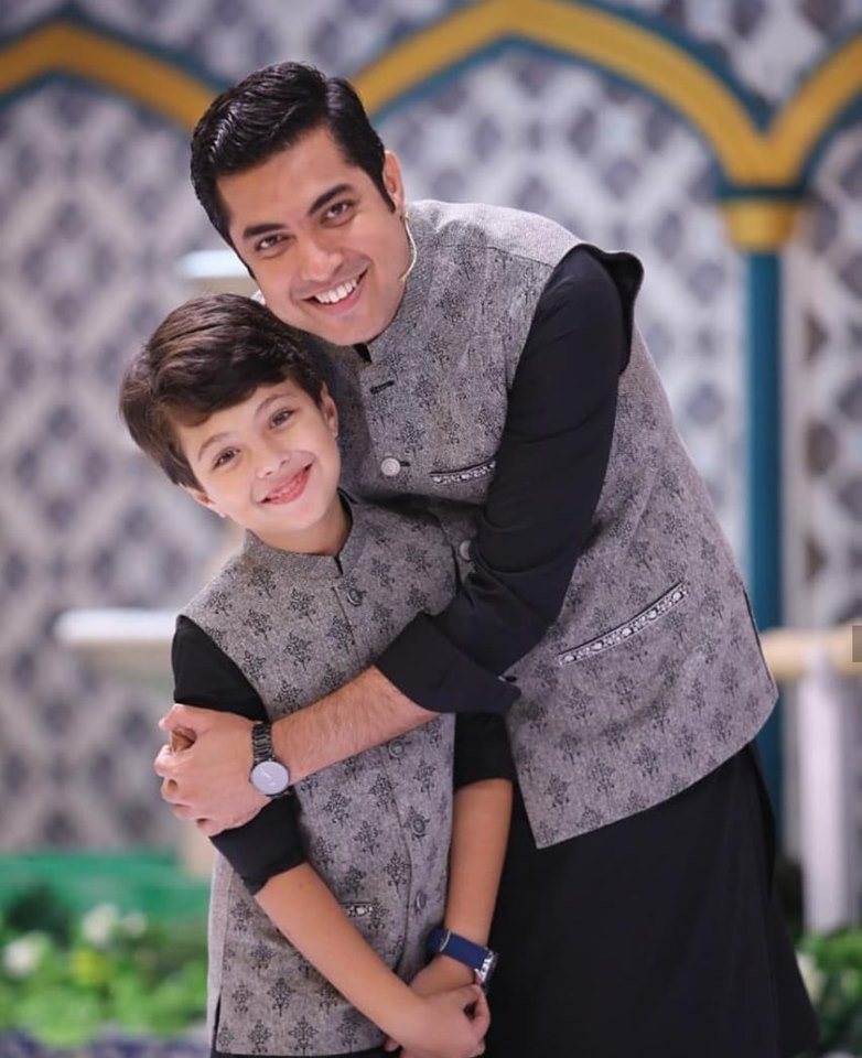 Best Pictures of Handsome Iqrar Ul Hassan in Shalwar Kameez and Waistcoat