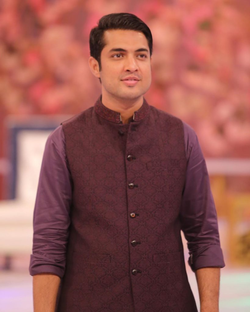 Best Pictures of Handsome Iqrar Ul Hassan in Shalwar Kameez and Waistcoat