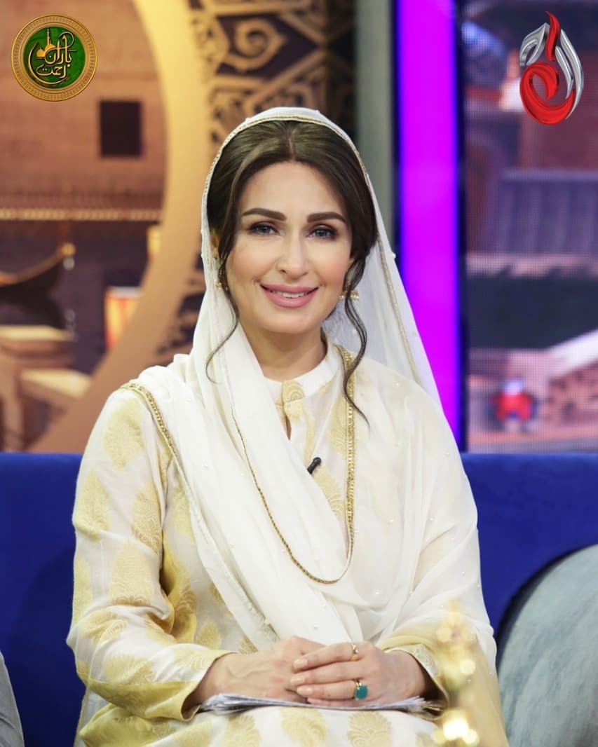 Ali Ansari and Mashal Khan Beautiful Pictures from Reema Khan Ramazan Show