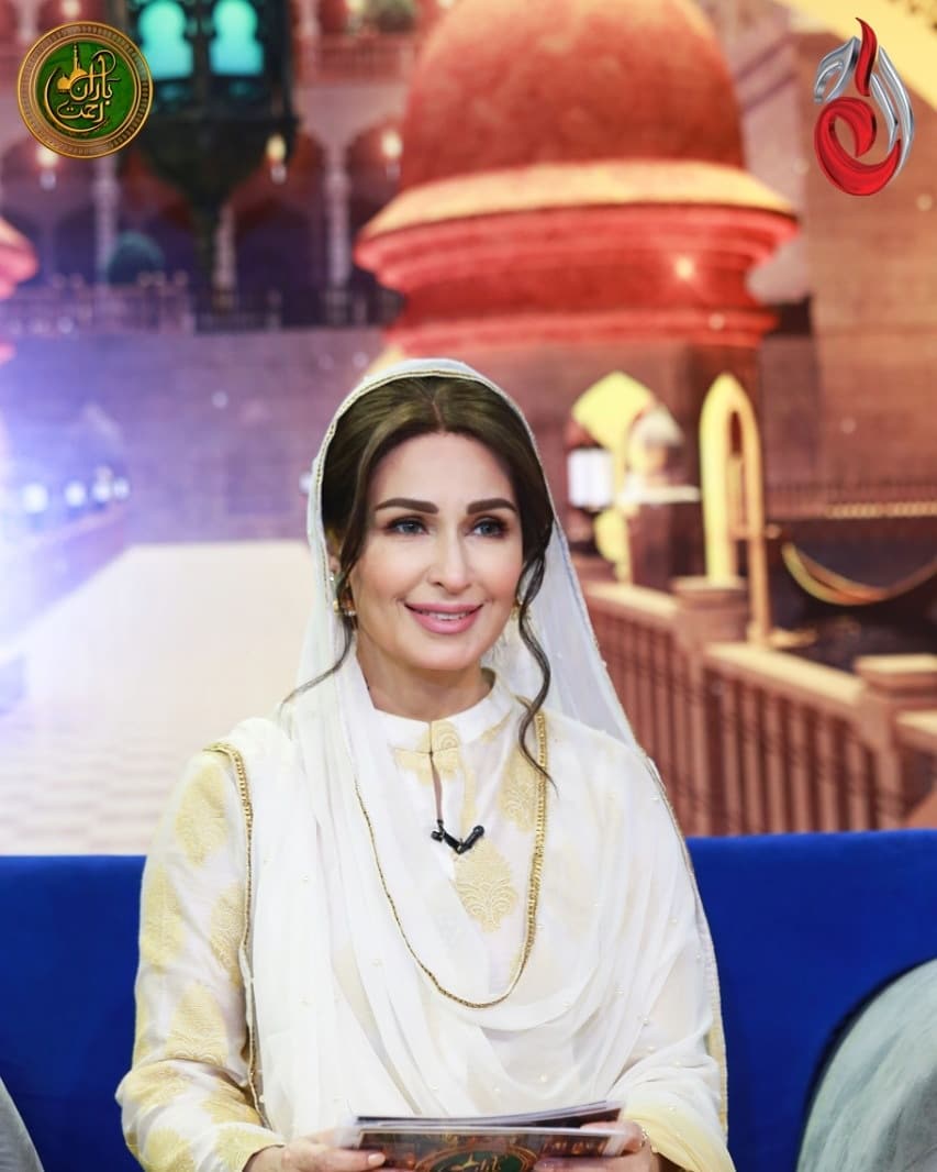 Ali Ansari and Mashal Khan Beautiful Pictures from Reema Khan Ramazan Show