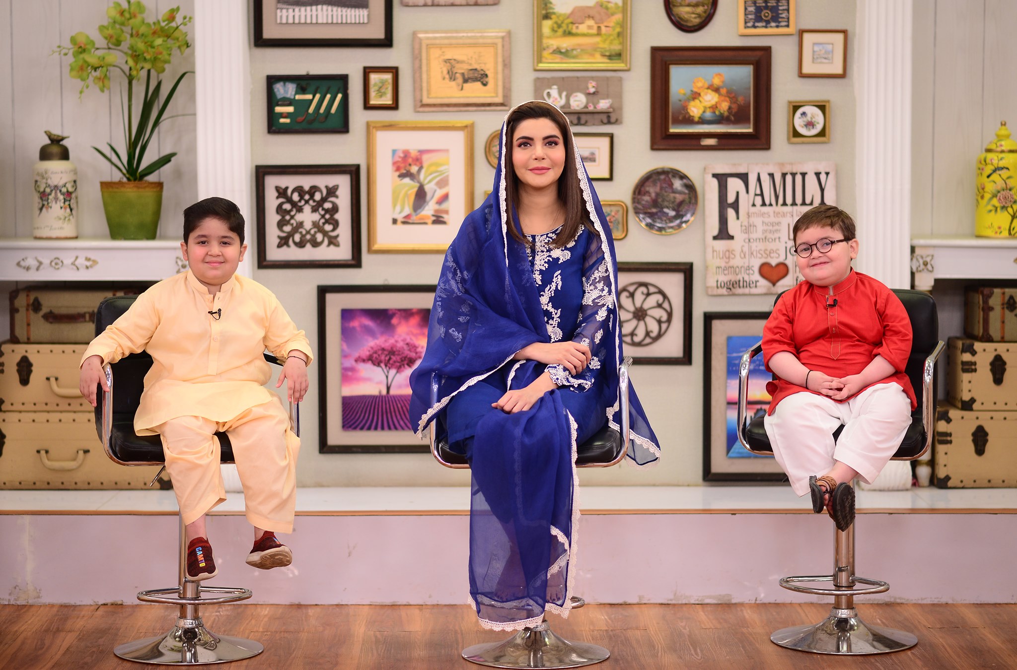 Cute Ahmed Shah Beautiful Pictures from Nida Yasir Morning Show