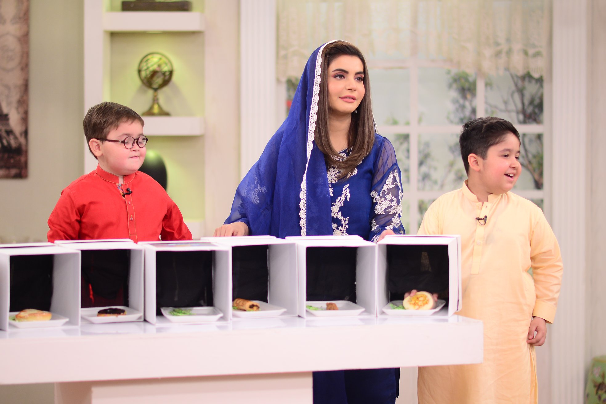 Cute Ahmed Shah Beautiful Pictures from Nida Yasir Morning Show