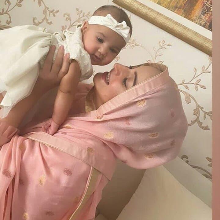 Noor Bukhari Celebrated Eid with Her Newly Born Daughter