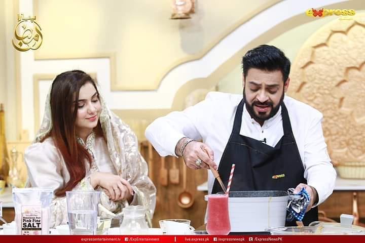 Syeda Tuba Amir Beautiful Clicks From Amir Liaquat Ramazan Show