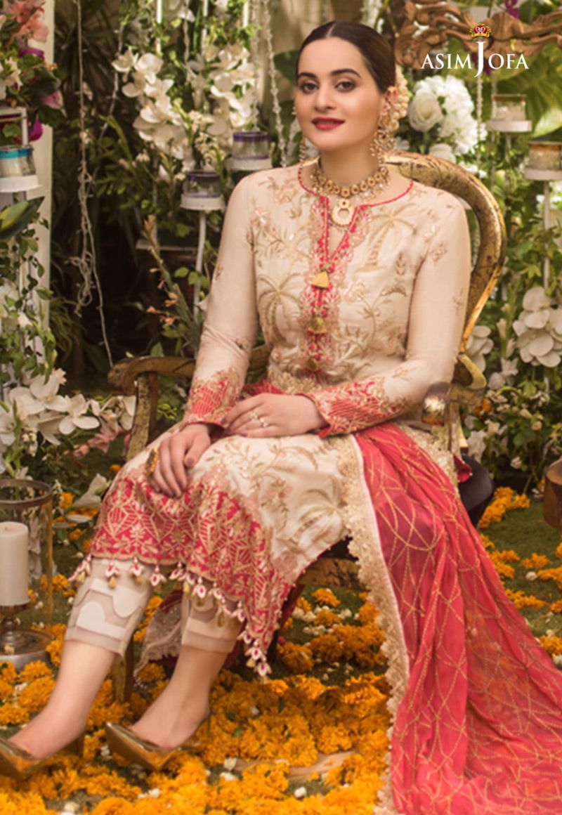 Aiman Khan Latest Beautiful Photo Shoot for Asim Jofa