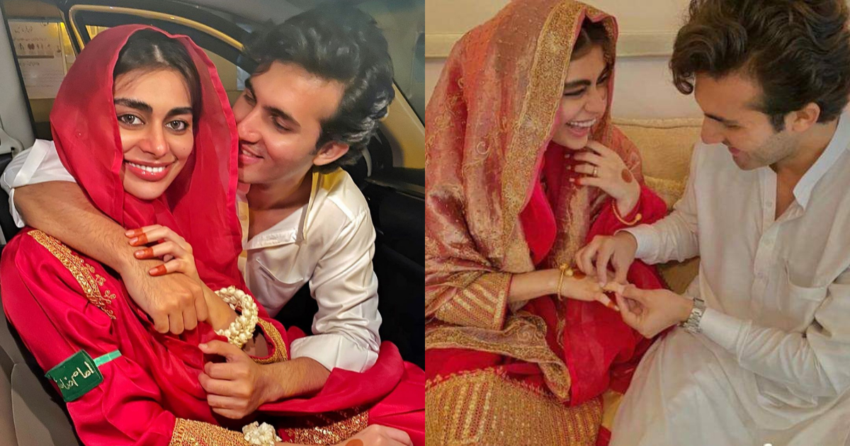 Shahroz Sabzwari & Sadaf Kanwal Got Married One Month Ago