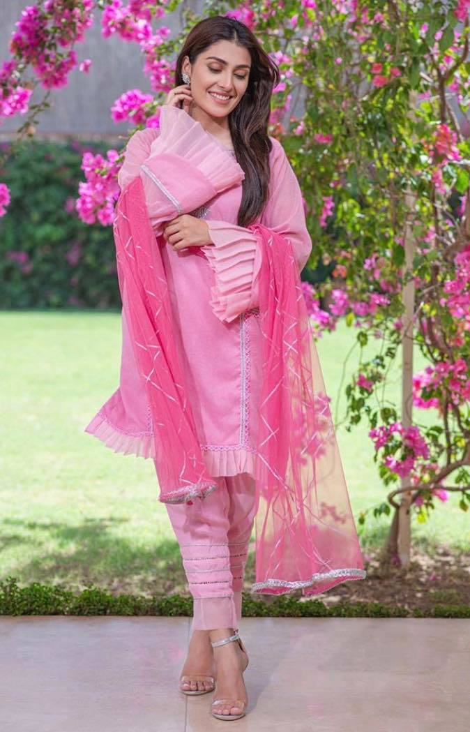 Grey and Pink Color Combination Party Wear Straight Long Suit With Dupatta  :: MY SHOPPY LADIES WEAR
