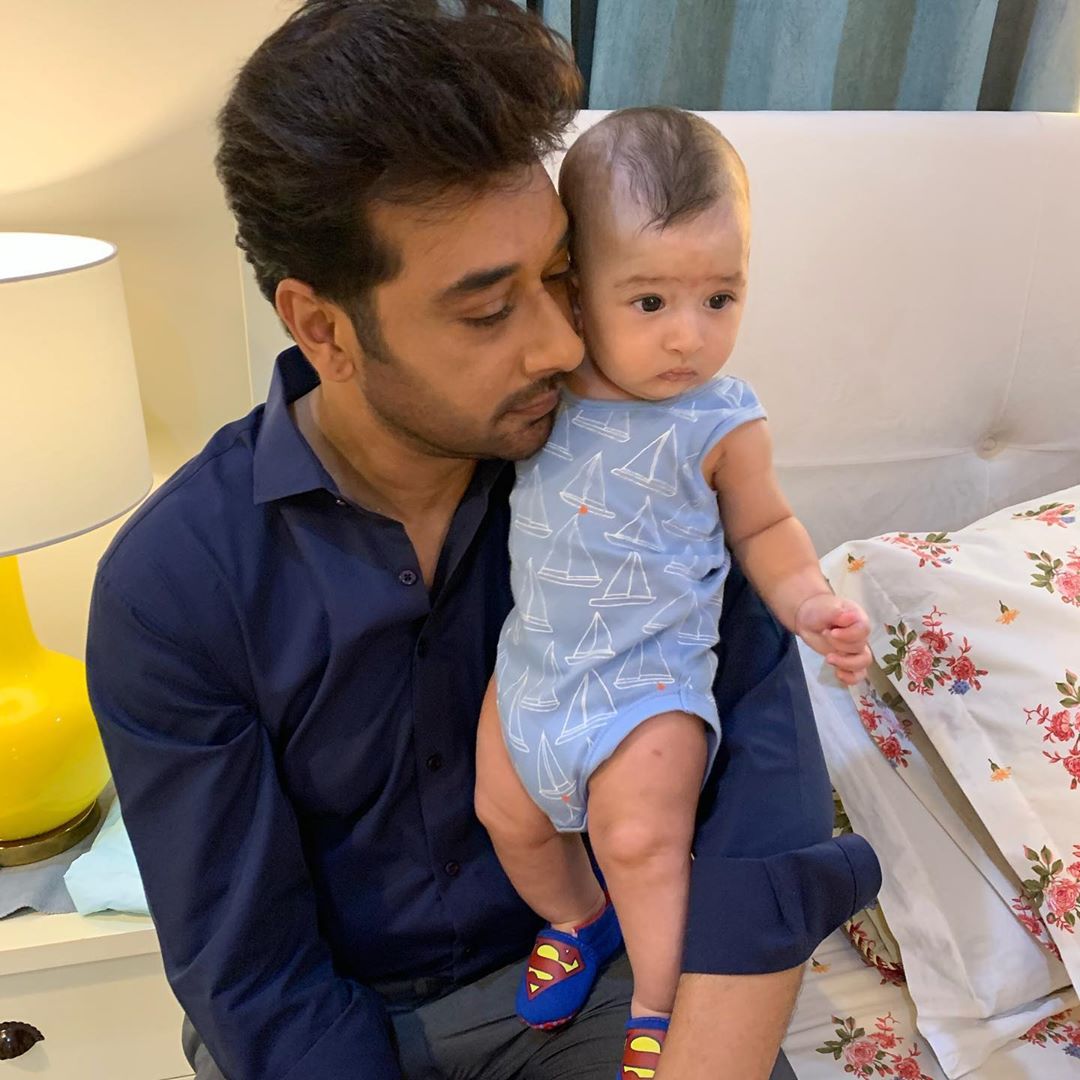 Faysal Qureshi Latest Clicks with his Son Farmaan