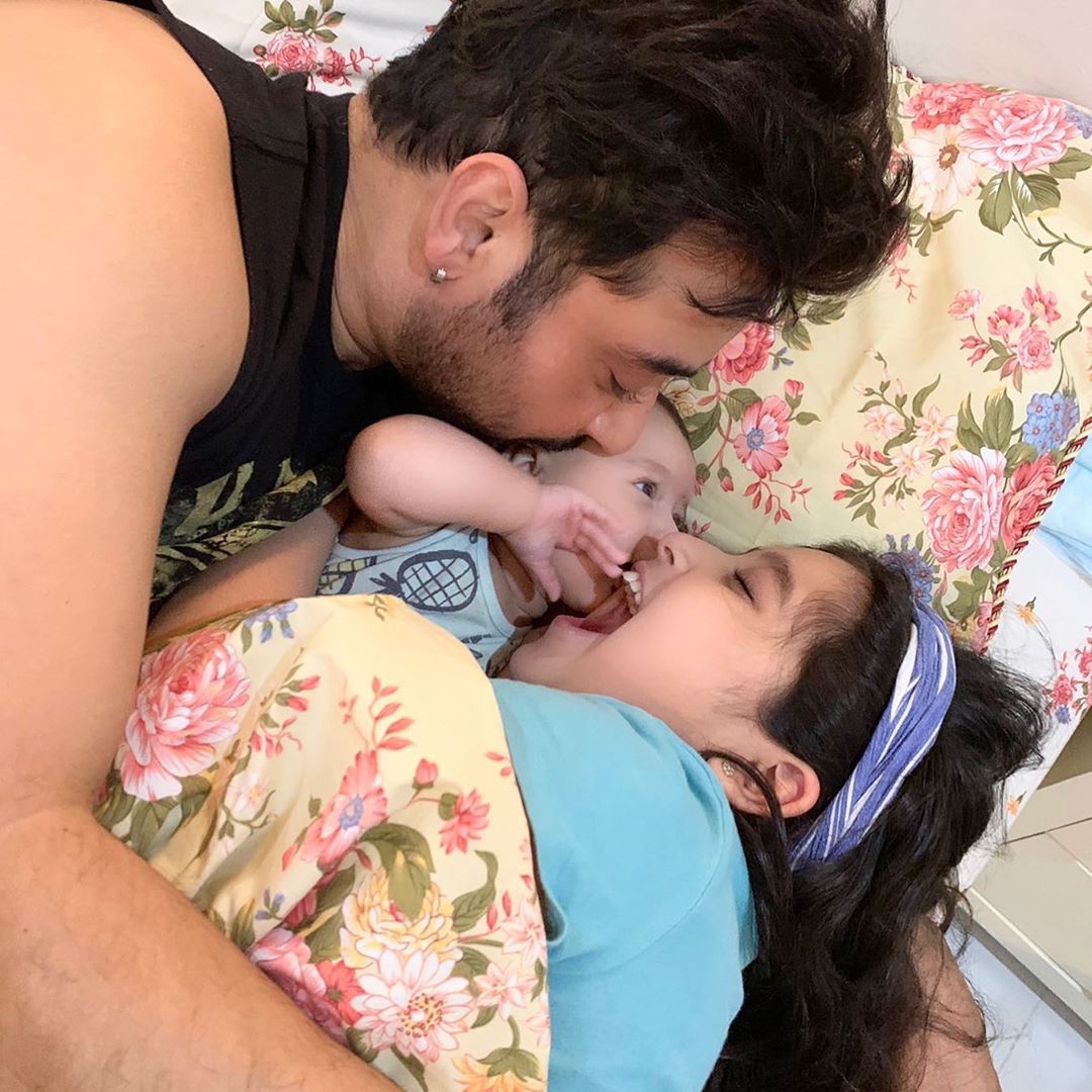 Faysal Qureshi Latest Clicks with his Son Farmaan