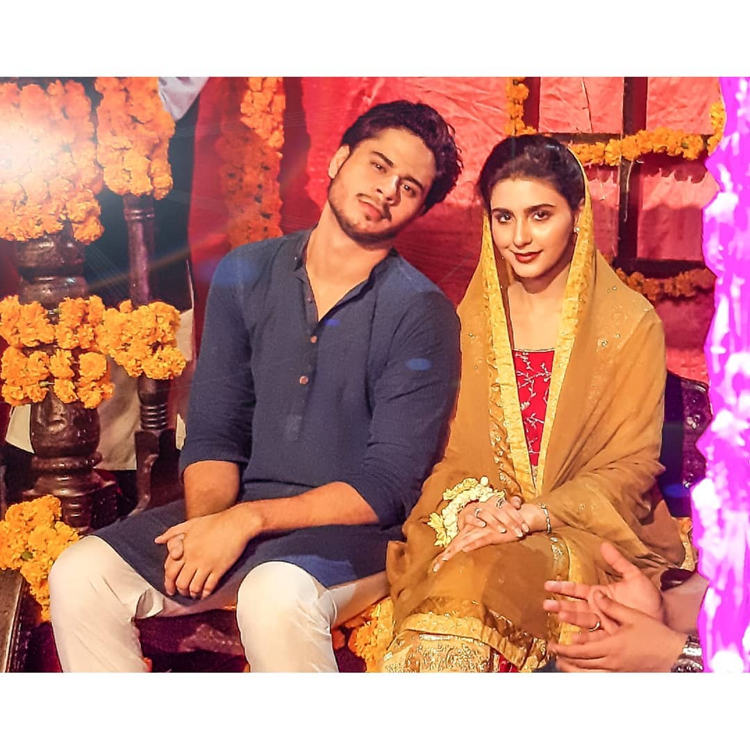 Celebrity Couple Haris Waheed and Maryam Fatima Beautiful Pictures