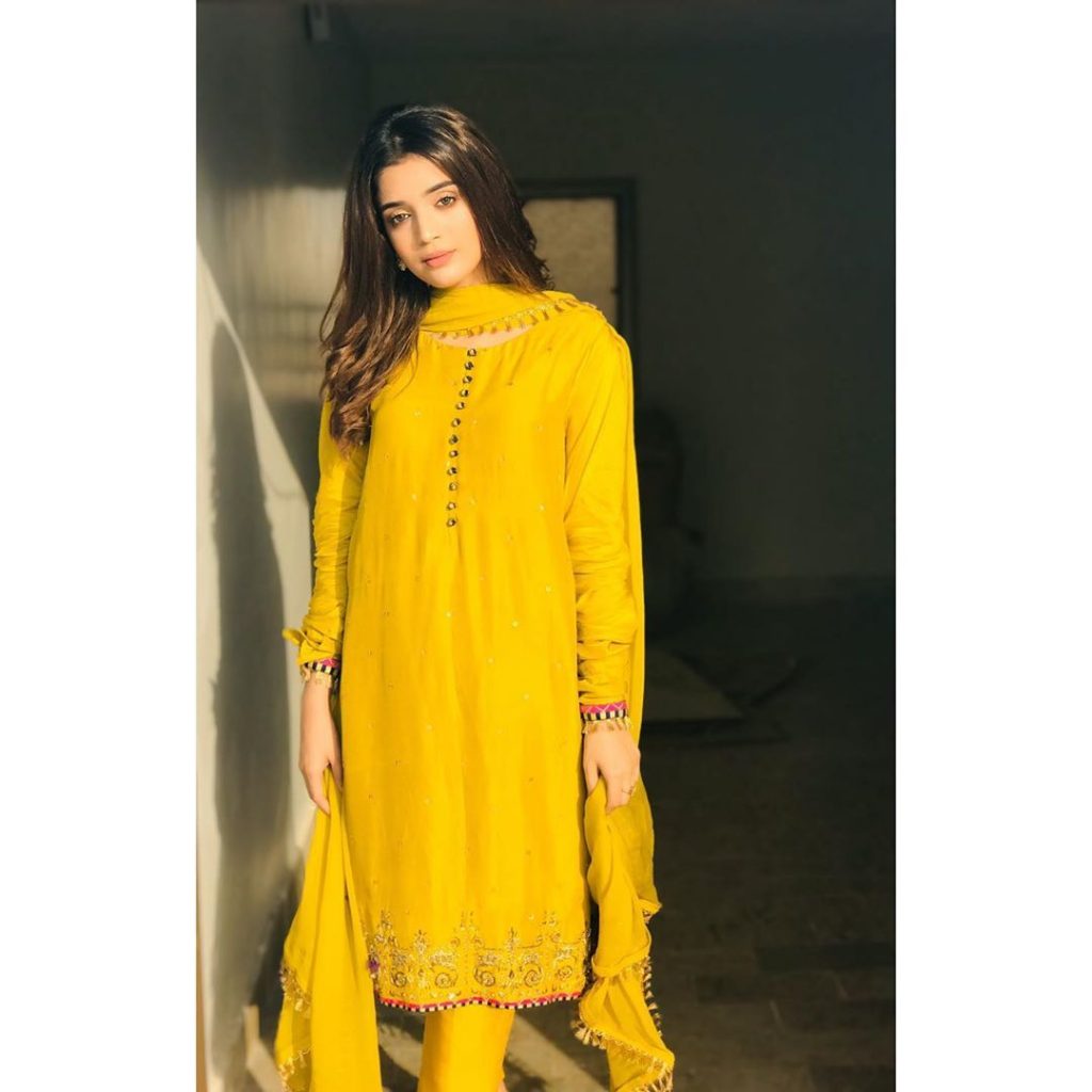 Actresses Hiba Bukhari and Laiba Khan Clicks from the Sets of Drama Tarap