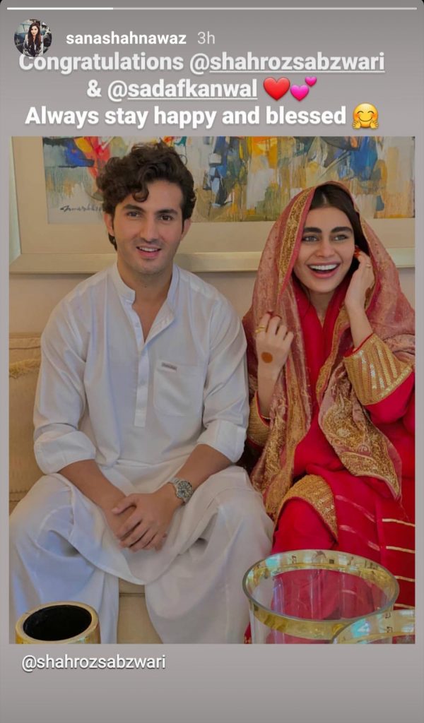 Celebrity Reaction On The Nikkah Of Shahroz And Sadaf