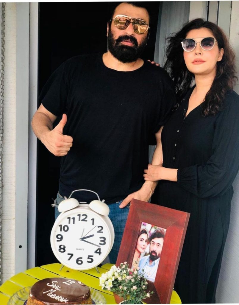 Nida Yasir And Yasir Nawaz Celebrated Anniversary In Quarantine