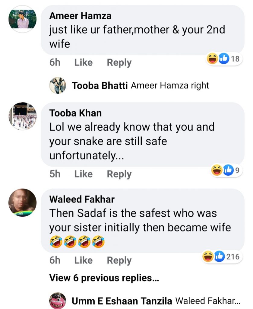 Public Reaction On Shahroz Sabzwari's Latest Post