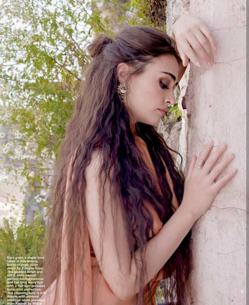 Esra Bilgic Photo Shoot For Pakistani Magazine
