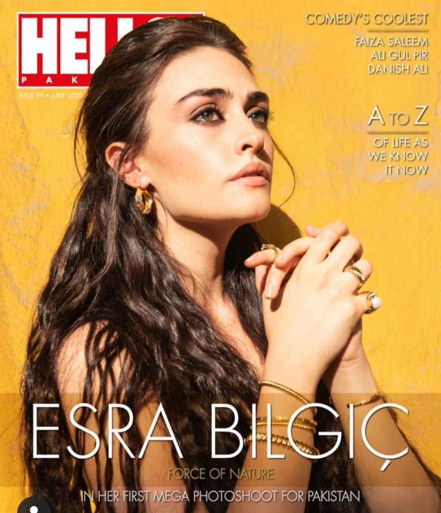 Esra Bilgic Photo Shoot For Pakistani Magazine