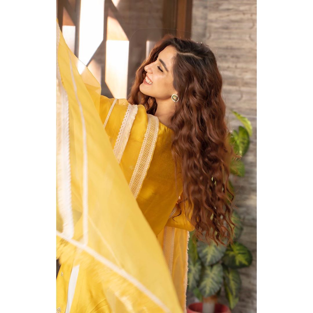 Maya Ali is Looking Gorgeous in this Yellow Dress