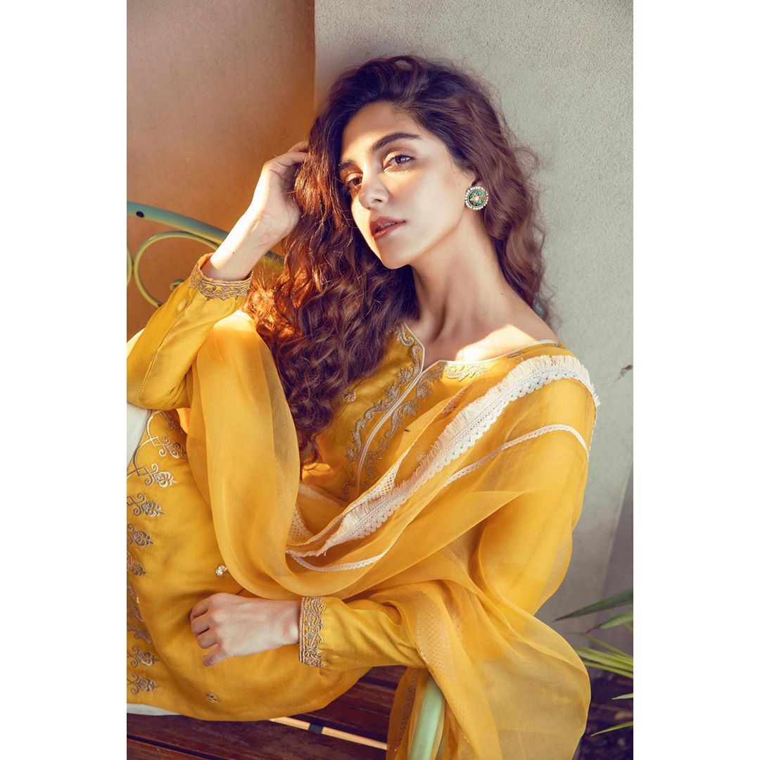 Maya Ali is Looking Gorgeous in this Yellow Dress