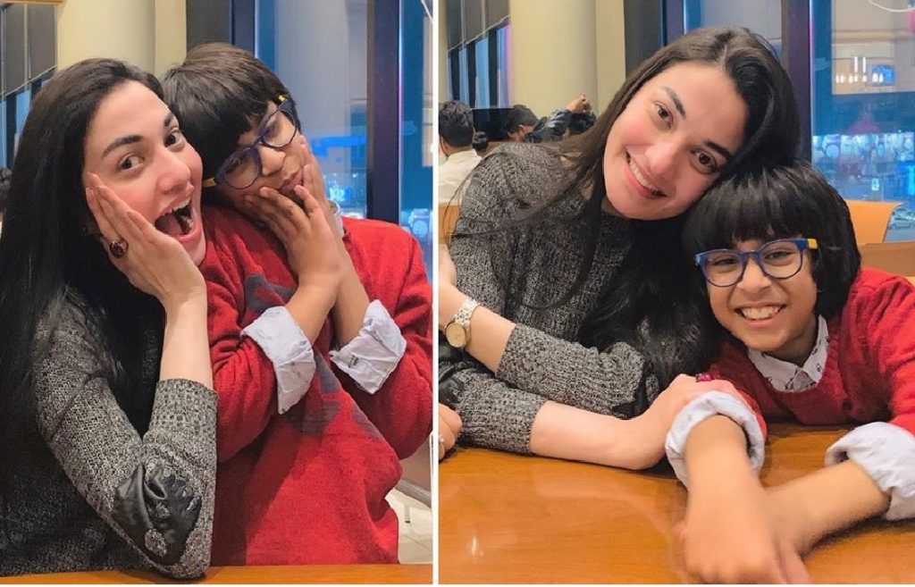 Unseen Pictures of Muniba Mazar with Her Son