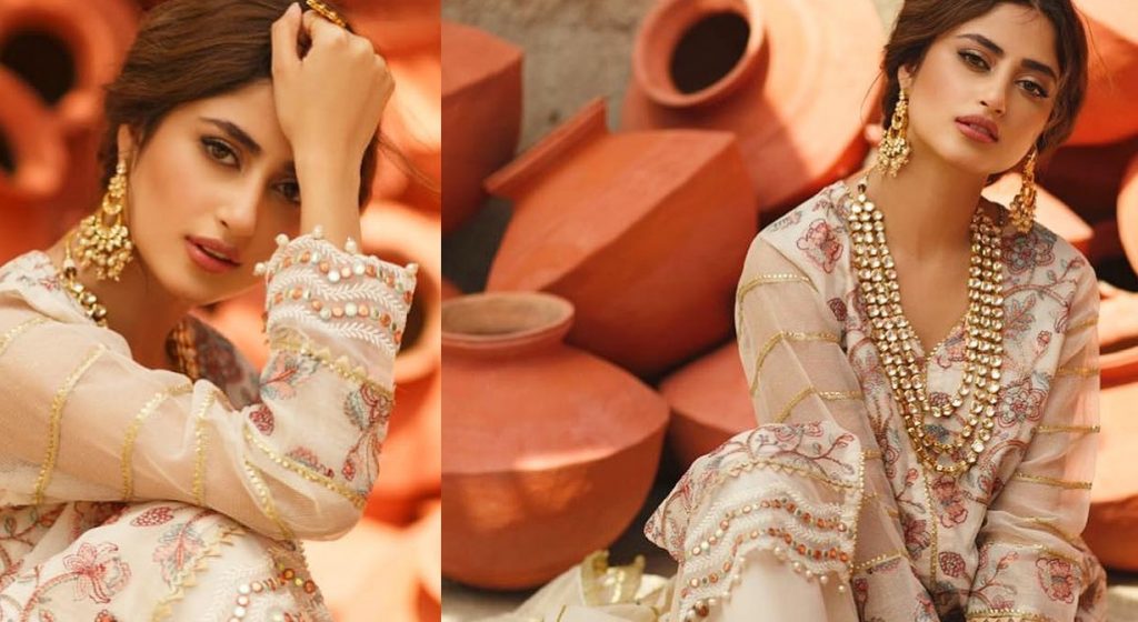 Classical Photoshoot of the Beautiful Sajal Aly in Eastern Attire