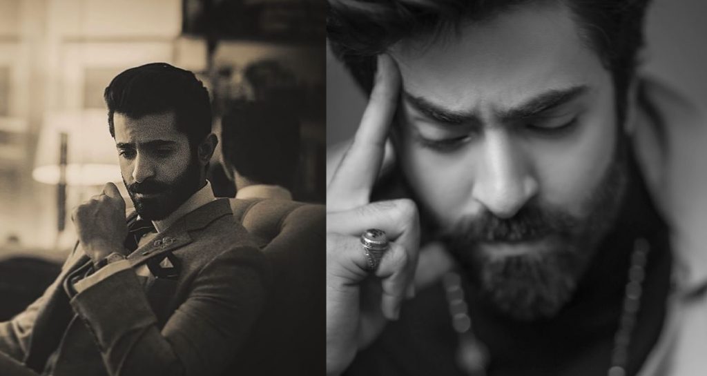 Thoughtful Poses of the Dashing Sheheryar Munawar Siddiqui