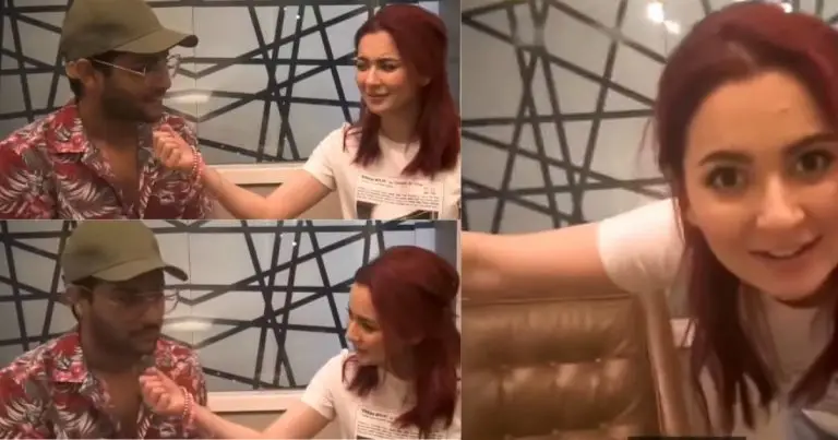 Cute Video Of Hania Amir And Asim Azhar