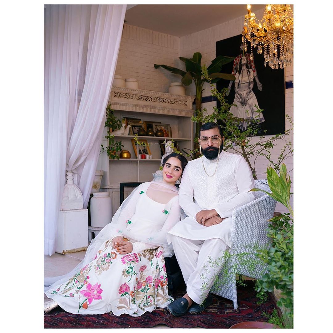 Designer Ali Zeeshan with his Wife Myra - Latest Pictures