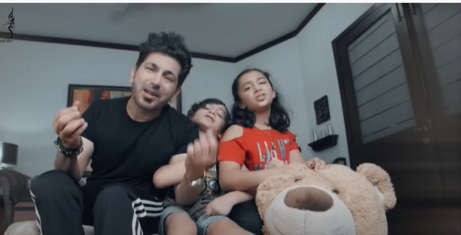 Faakhir & His Children Create The Best Quarantine Song "Meri Double Chin"